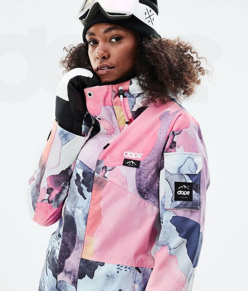 Pink Women's Dope Adept W 2021 Ski Jackets | India_D1634