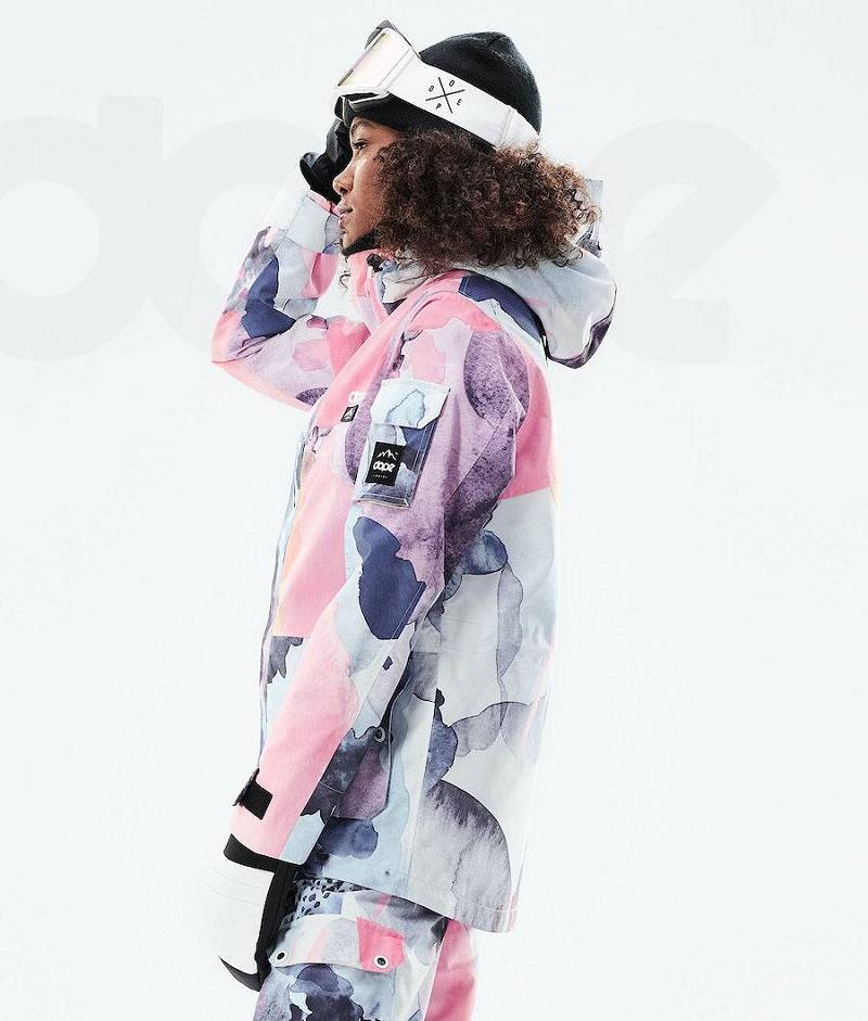 Pink Women's Dope Adept W 2021 Ski Jackets | India_D1634