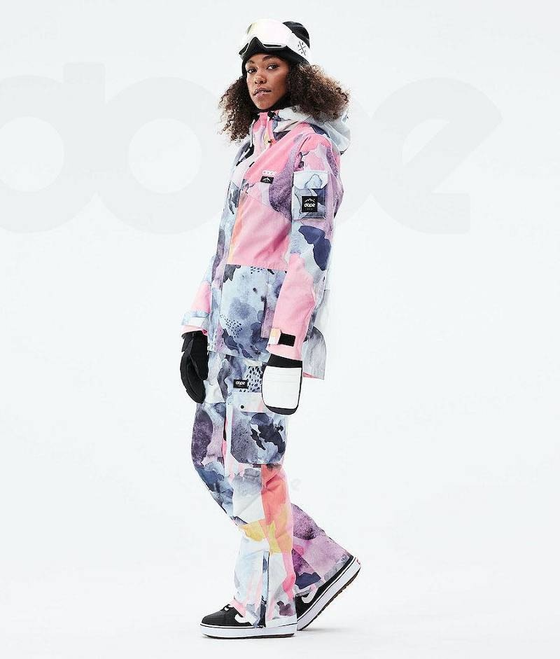 Pink Women's Dope Adept W 2021 Snowboard Jackets | India_D1226