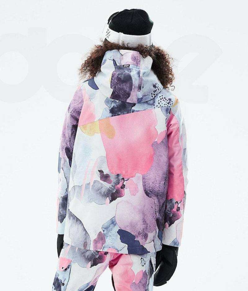 Pink Women's Dope Adept W 2021 Snowboard Jackets | India_D1226