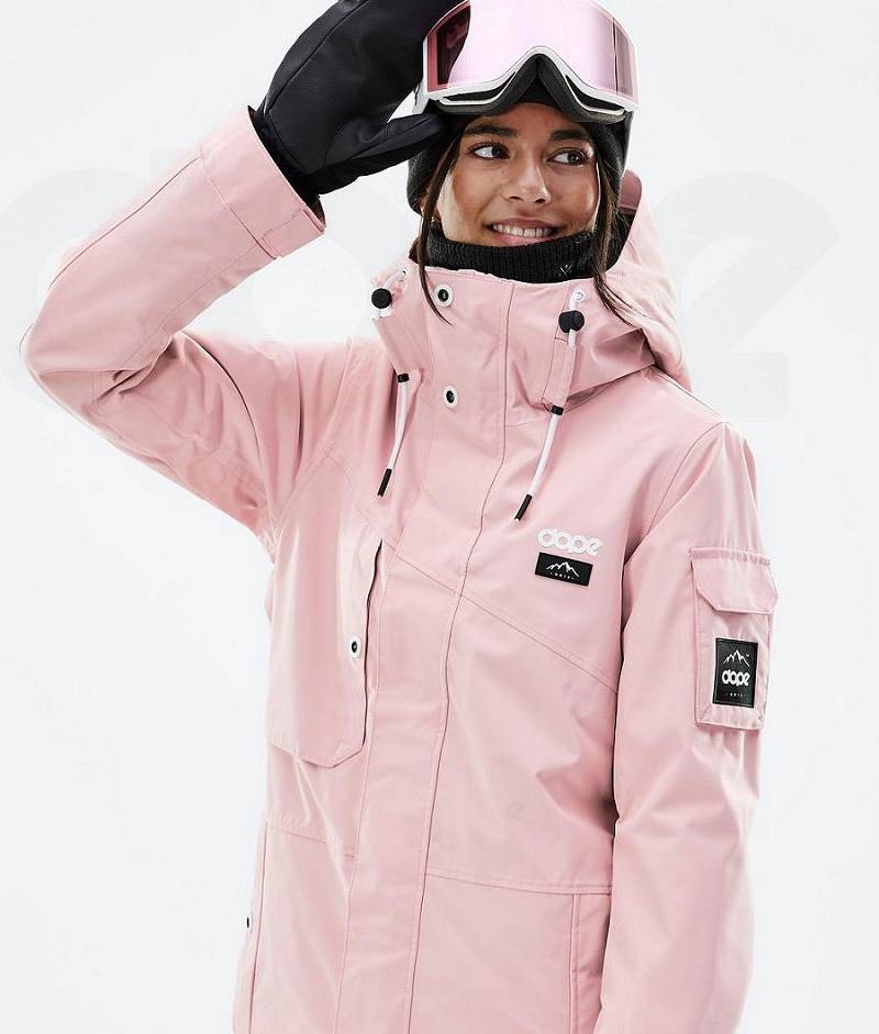 Pink Women's Dope Adept W Ski Jackets | India_D1286