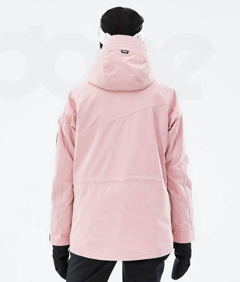 Pink Women's Dope Adept W Ski Jackets | India_D1286