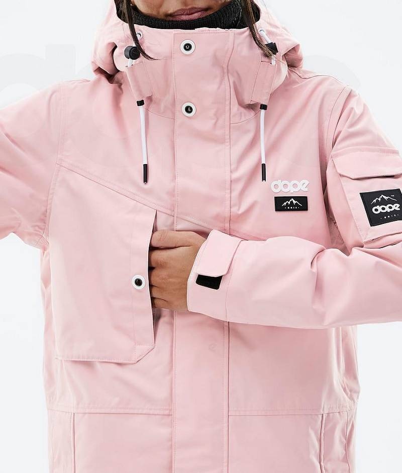 Pink Women's Dope Adept W Ski Jackets | India_D1286