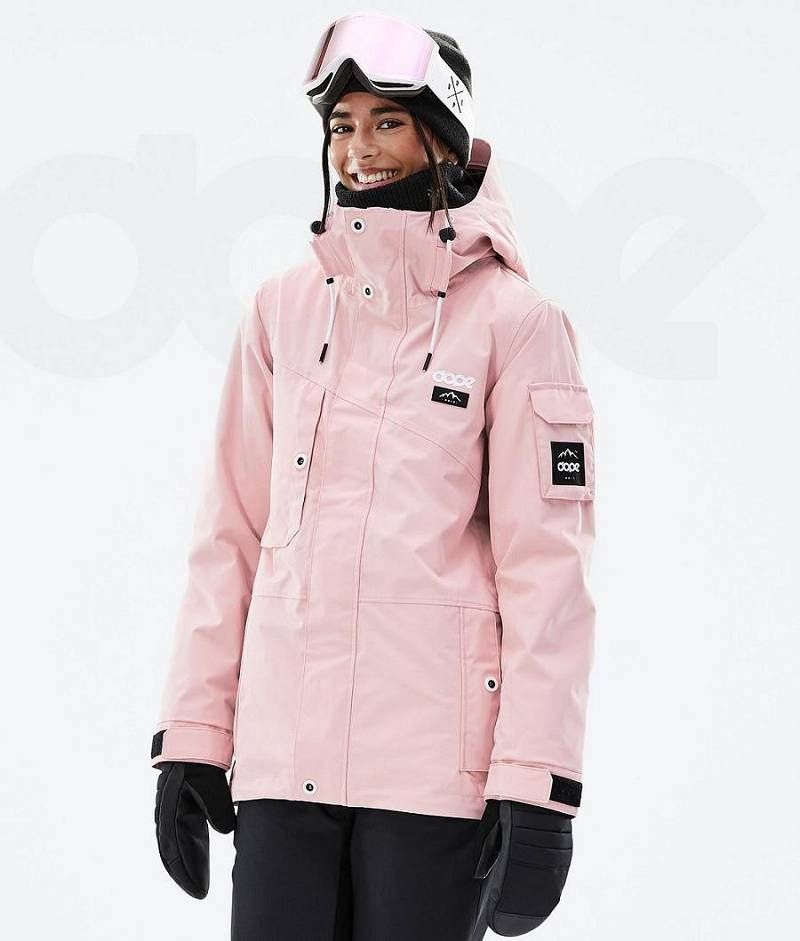 Pink Women\'s Dope Adept W Ski Jackets | India_D1286