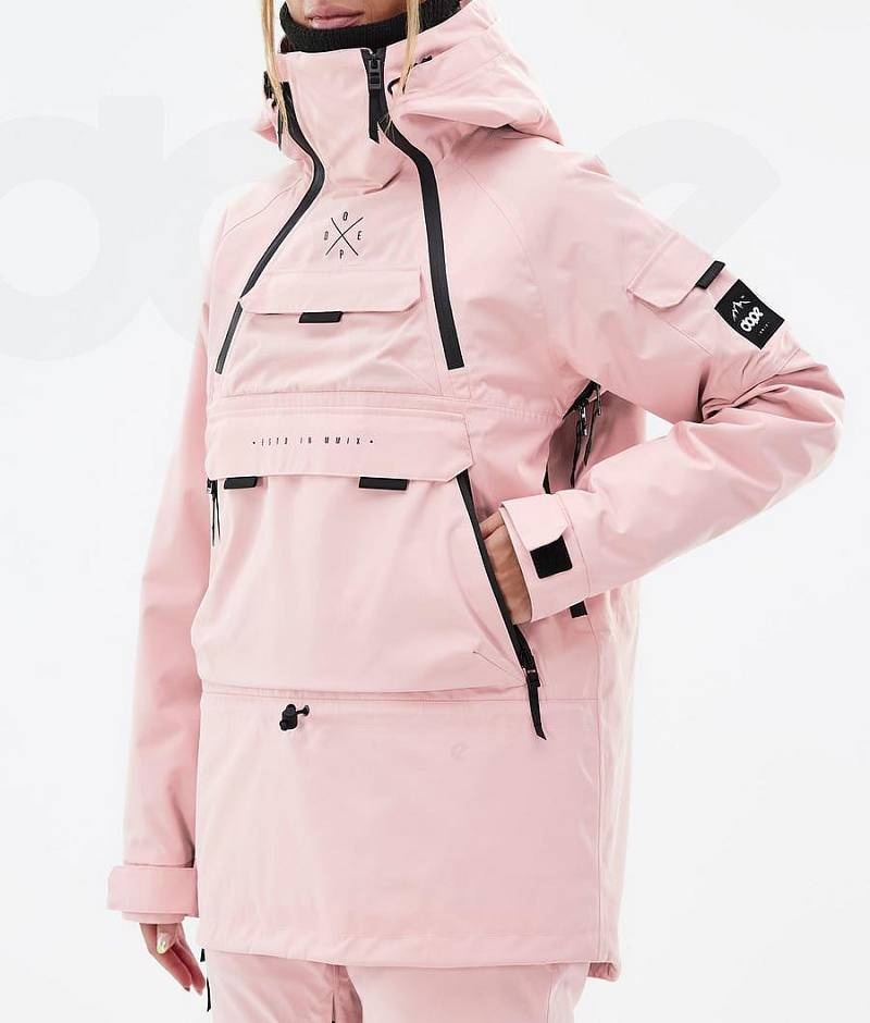 Pink Women's Dope Akin W Ski Jackets | India_D1870