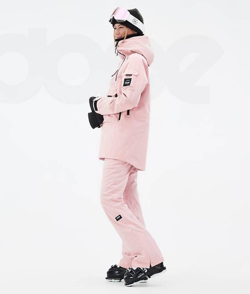 Pink Women's Dope Akin W Ski Jackets | India_D1870