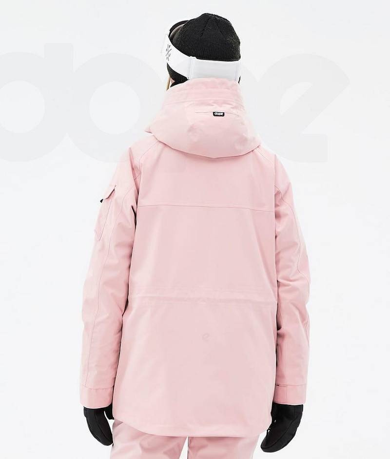 Pink Women's Dope Akin W Ski Jackets | India_D1870