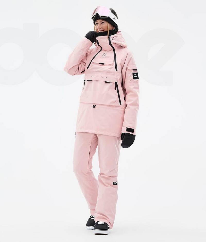 Pink Women's Dope Akin W Snowboard Jackets | India_D1993