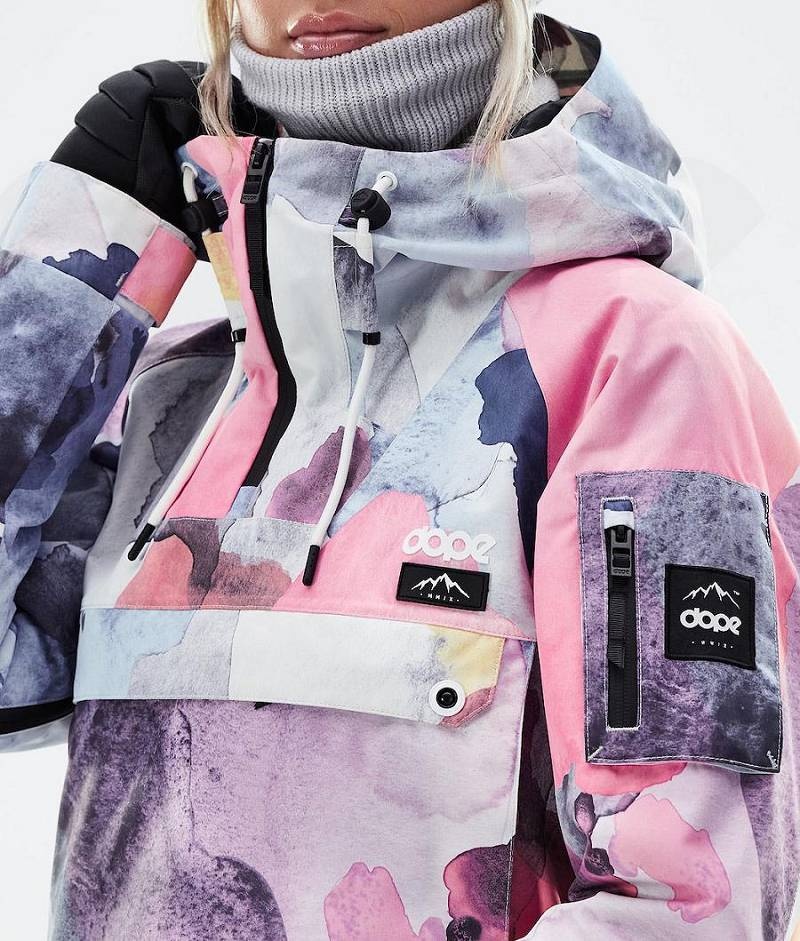 Pink Women's Dope Annok W 2021 Snowboard Jackets | India_D2274