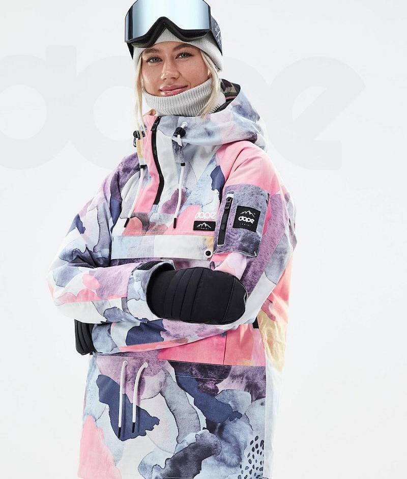 Pink Women's Dope Annok W 2021 Snowboard Jackets | India_D2274