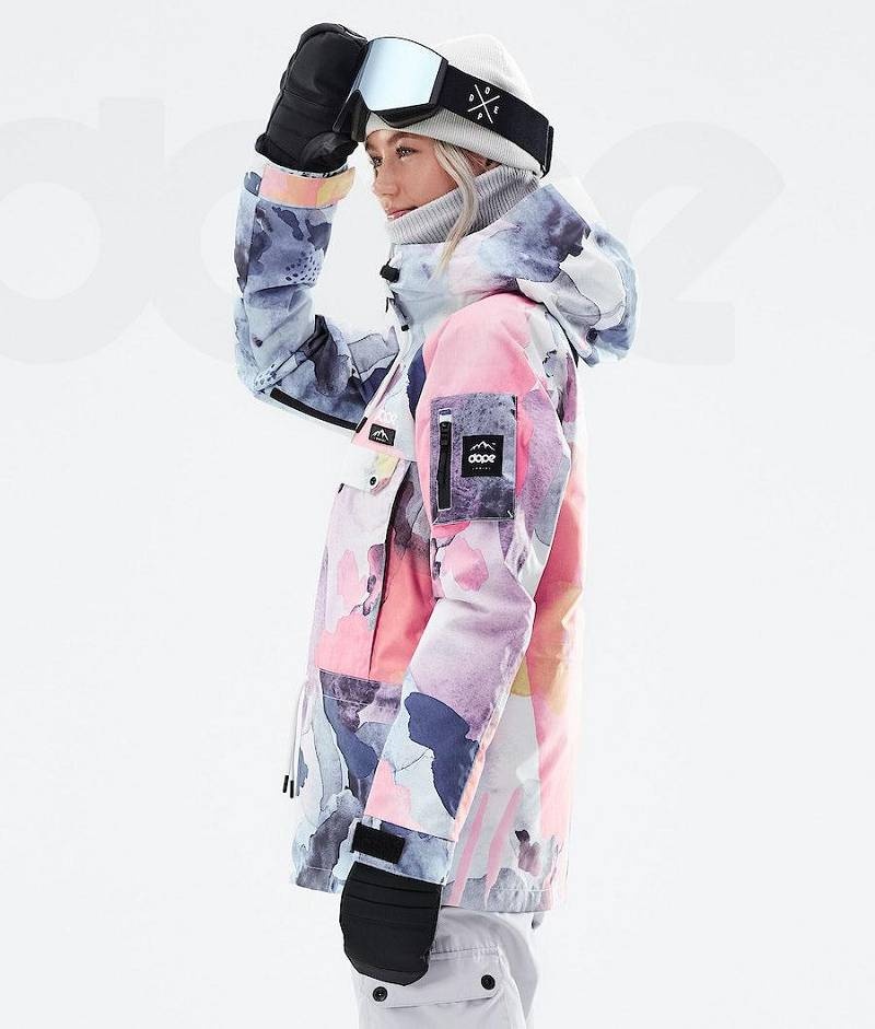 Pink Women's Dope Annok W 2021 Snowboard Jackets | India_D2274