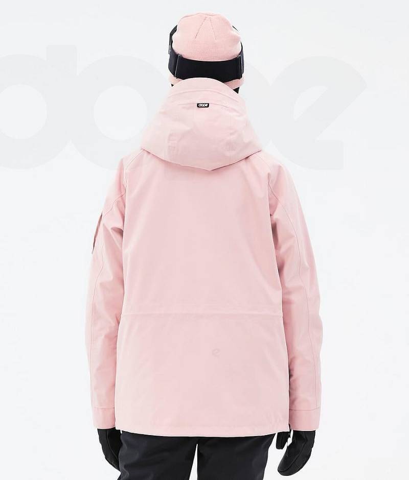 Pink Women's Dope Annok W Ski Jackets | India_D2124