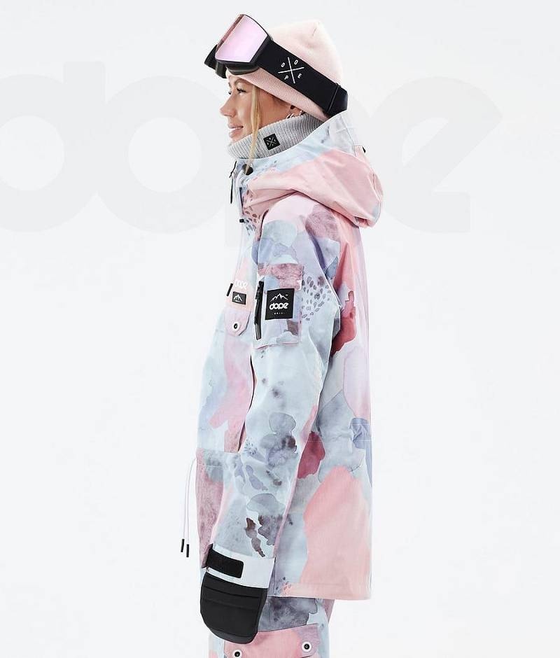 Pink Women's Dope Annok W Ski Jackets | India_D1603