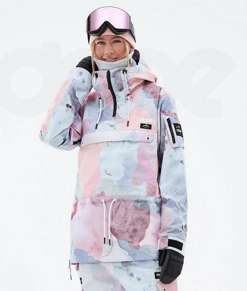 Pink Women\'s Dope Annok W Ski Jackets | India_D1603