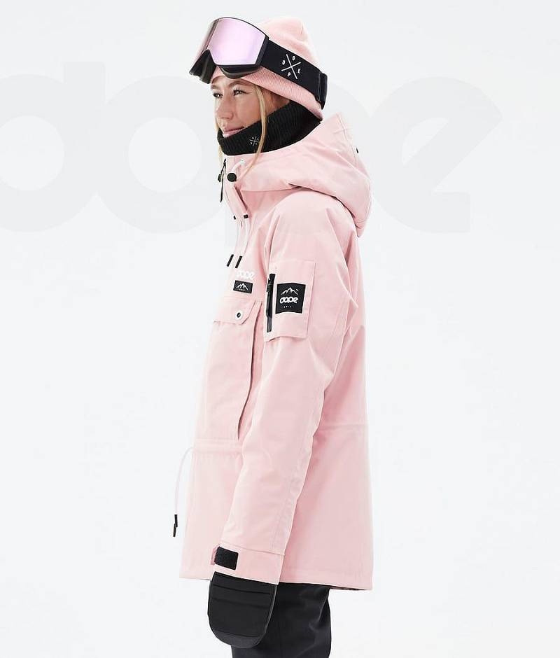 Pink Women's Dope Annok W Snowboard Jackets | India_D2085