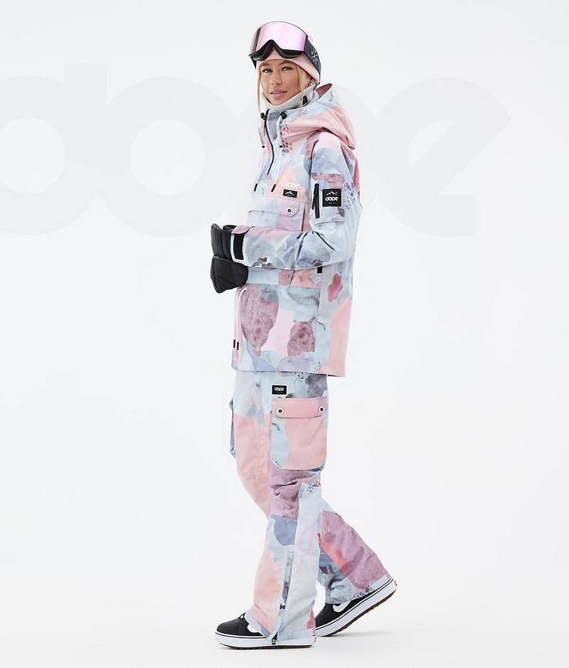 Pink Women's Dope Annok W Snowboard Jackets | India_D2523