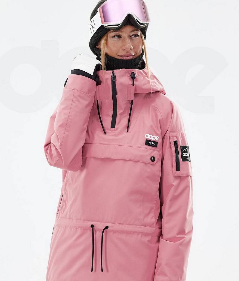 Pink Women's Dope Annok W Snowboard Jackets | India_D1629