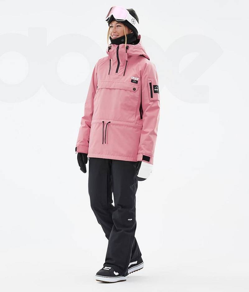 Pink Women's Dope Annok W Snowboard Jackets | India_D1629