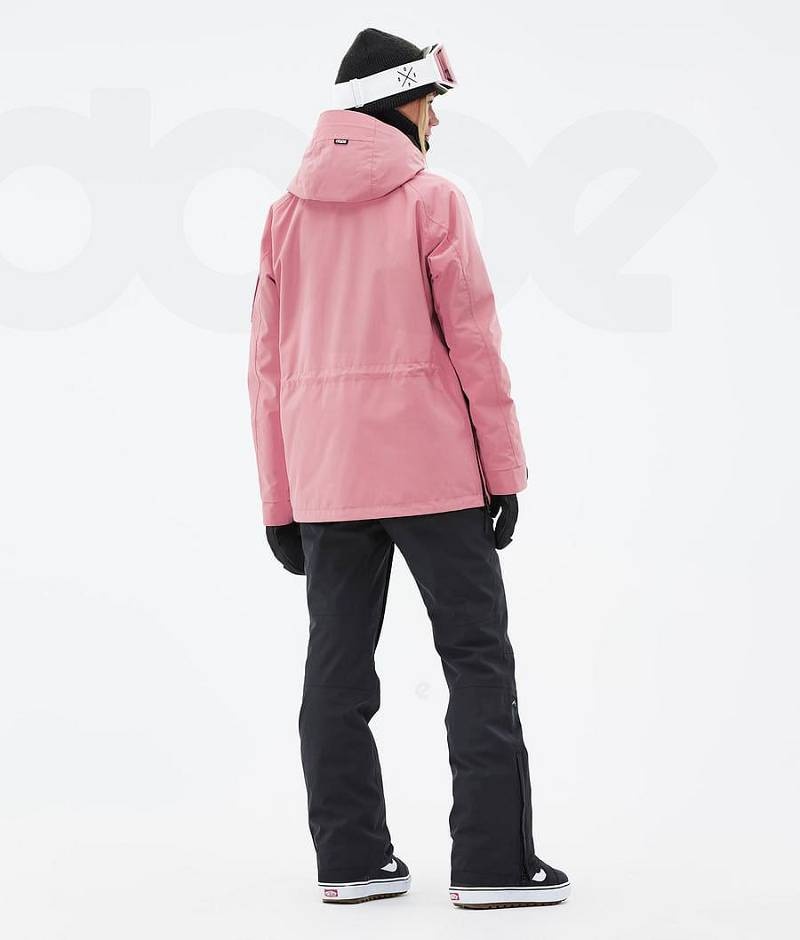 Pink Women's Dope Annok W Snowboard Jackets | India_D1629