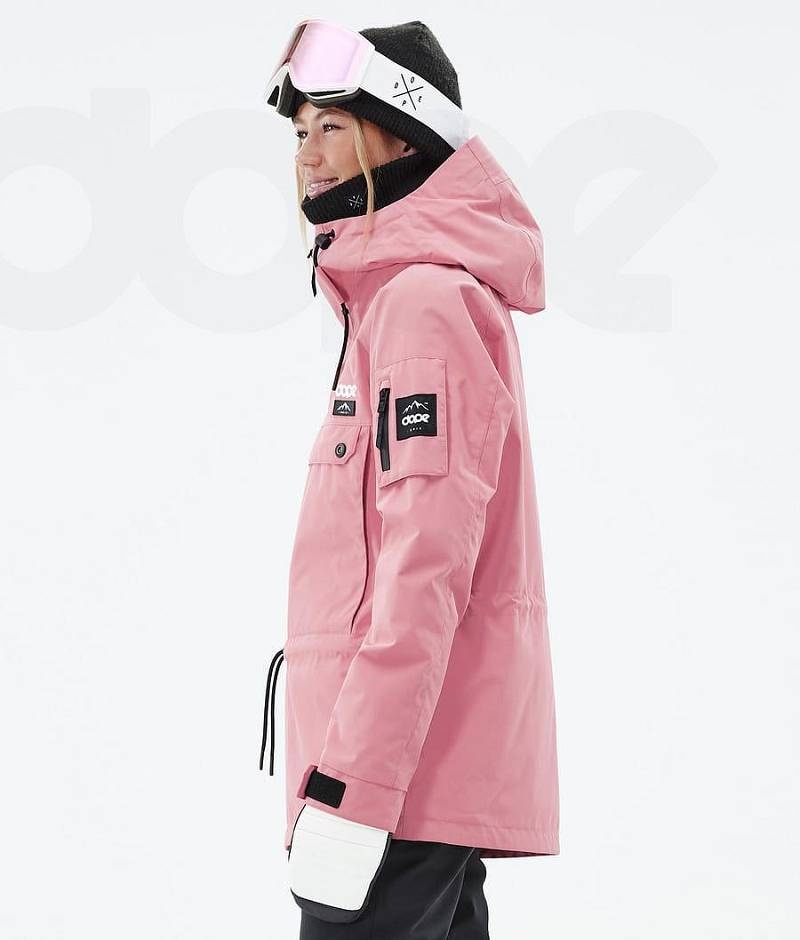 Pink Women's Dope Annok W Snowboard Jackets | India_D1629