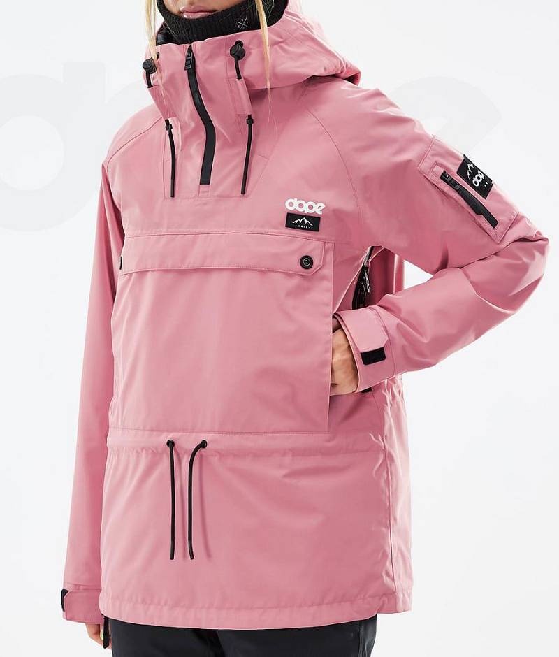 Pink Women's Dope Annok W Snowboard Jackets | India_D1629