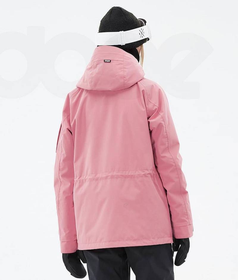 Pink Women's Dope Annok W Snowboard Jackets | India_D1629