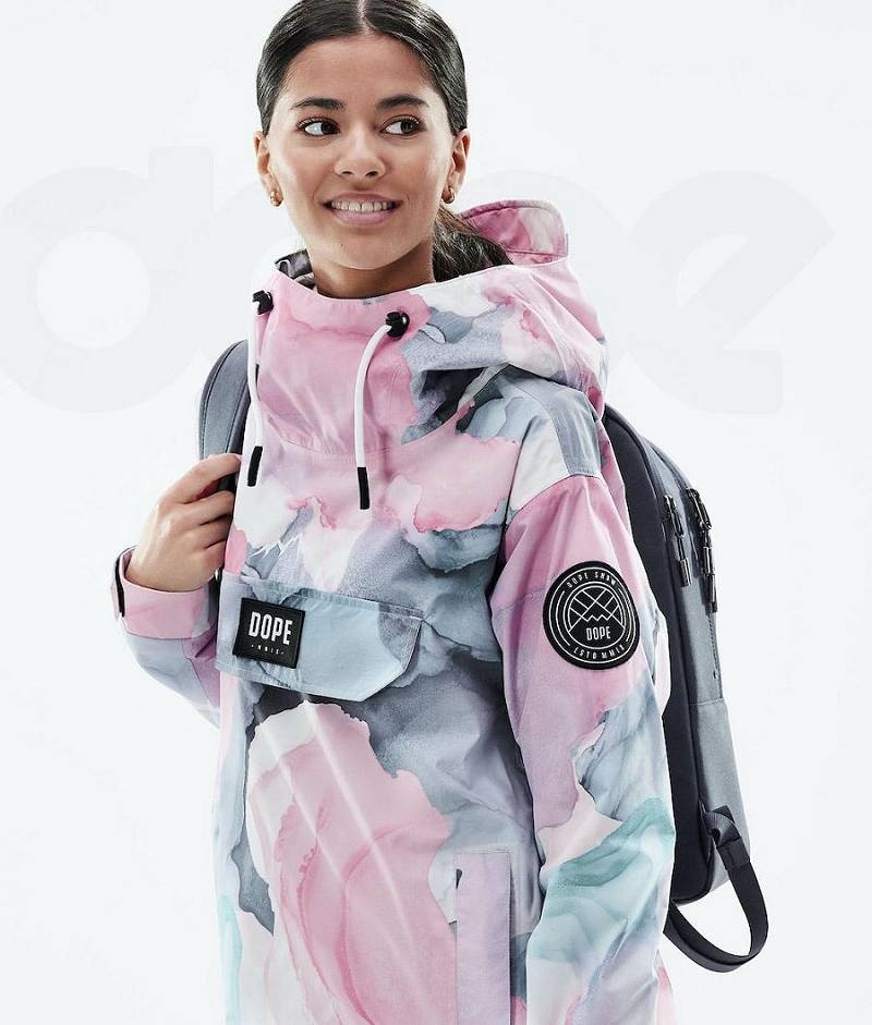 Pink Women's Dope Blizzard Light W Outdoor Jackets | India_D1310