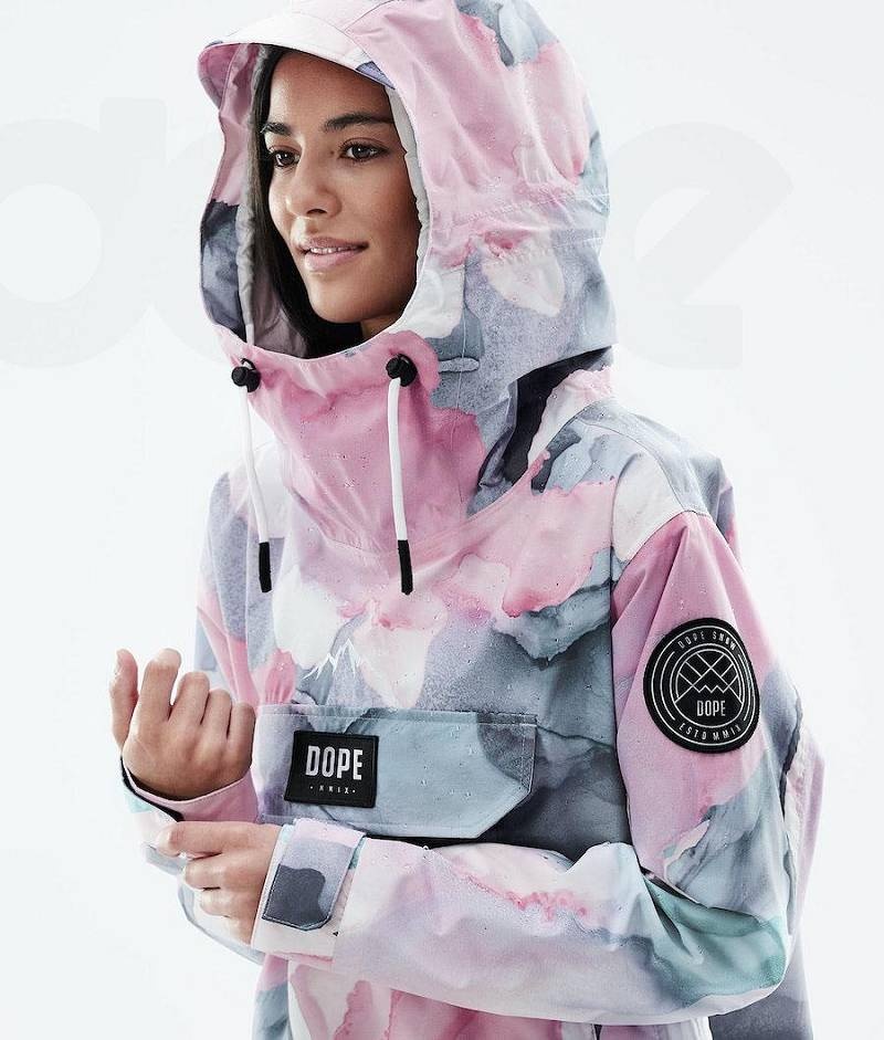 Pink Women's Dope Blizzard Light W Outdoor Jackets | India_D1310