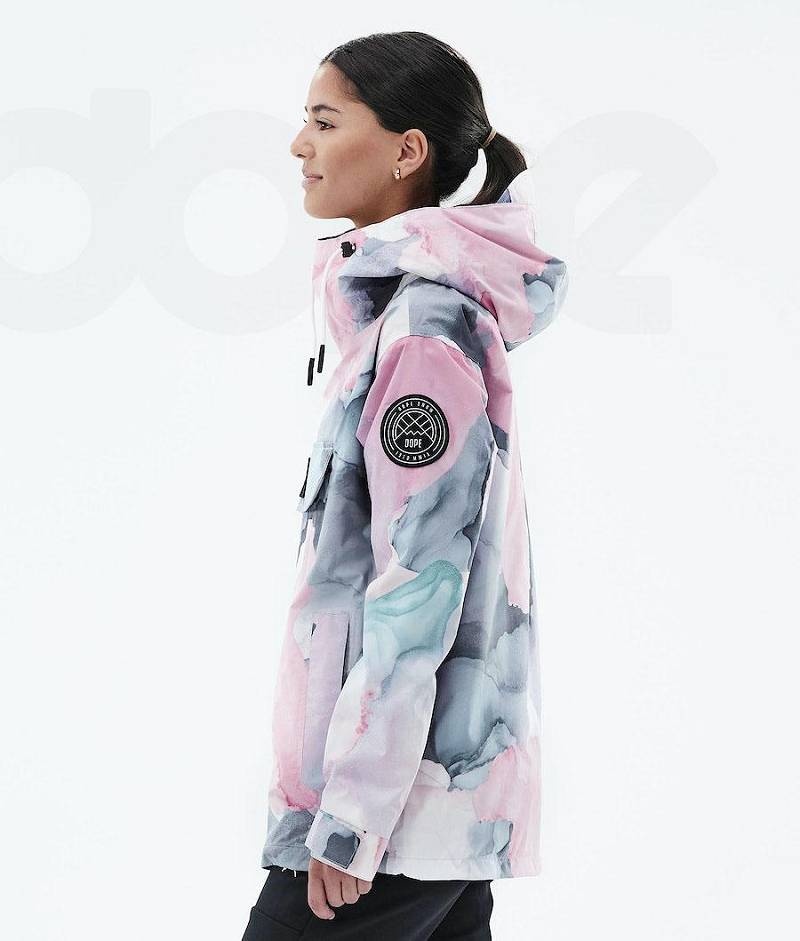 Pink Women's Dope Blizzard Light W Outdoor Jackets | India_D1310