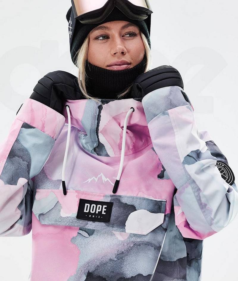 Pink Women's Dope Blizzard W 2021 Ski Jackets | India_D1846