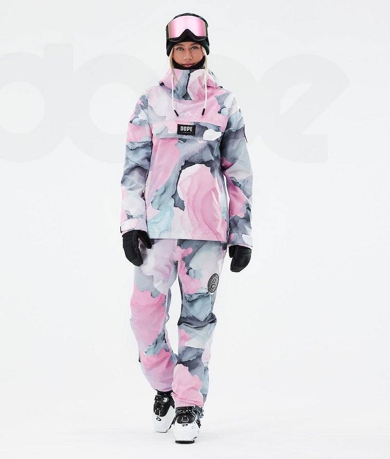 Pink Women's Dope Blizzard W 2021 Ski Jackets | India_D1846