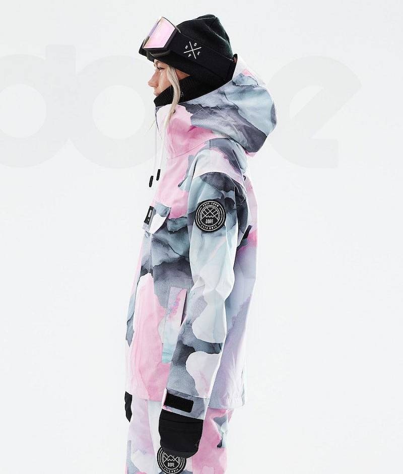 Pink Women's Dope Blizzard W 2021 Ski Jackets | India_D1846