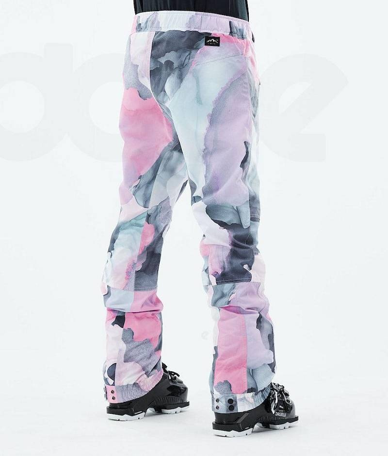 Pink Women's Dope Blizzard W 2021 Ski Pants | India_D1676