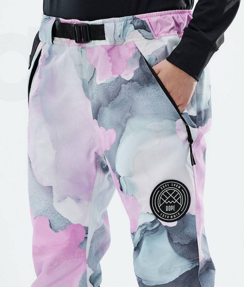 Pink Women's Dope Blizzard W 2021 Ski Pants | India_D1676