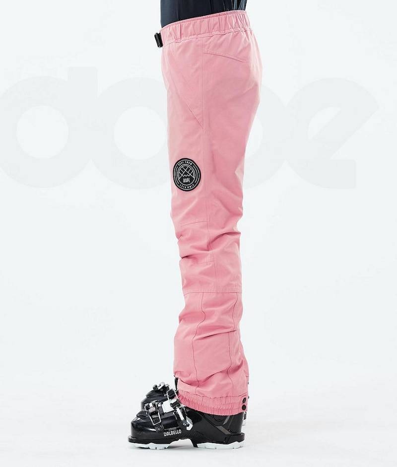 Pink Women's Dope Blizzard W 2021 Ski Pants | India_D1810