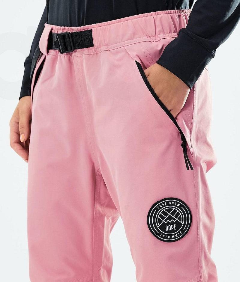 Pink Women's Dope Blizzard W 2021 Ski Pants | India_D1810