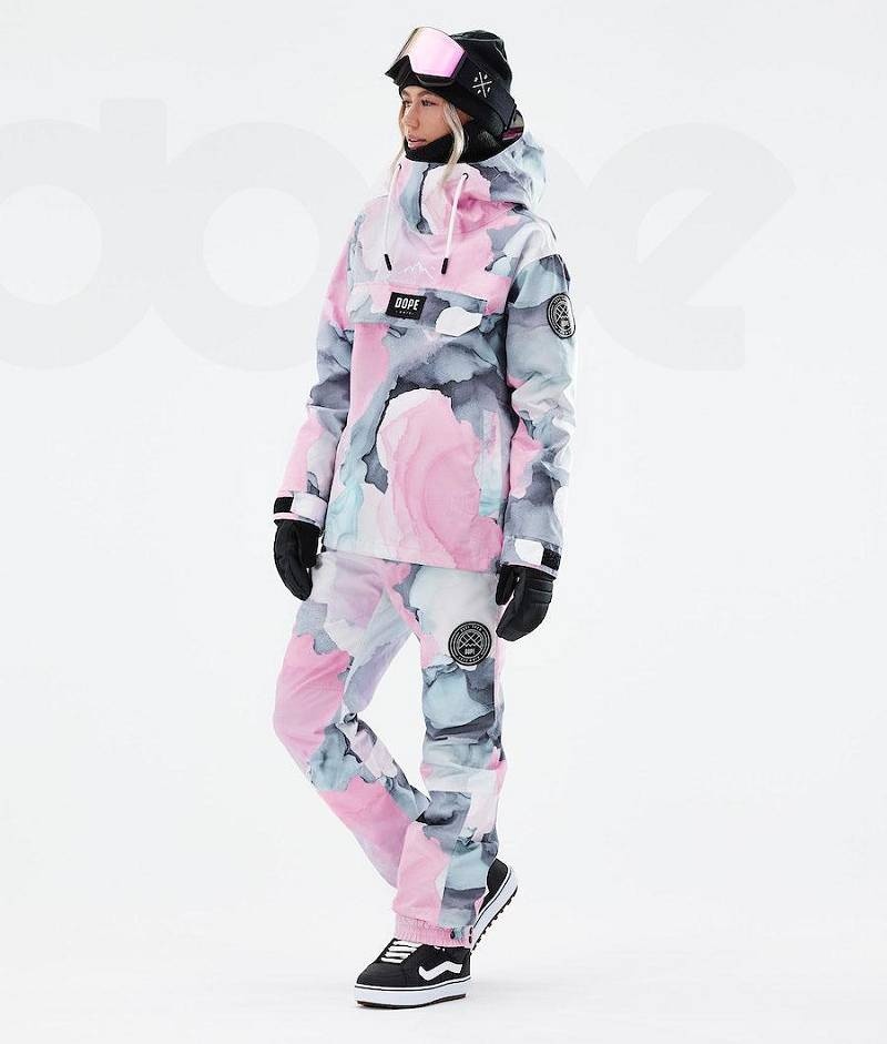 Pink Women's Dope Blizzard W 2021 Snowboard Jackets | India_D2491