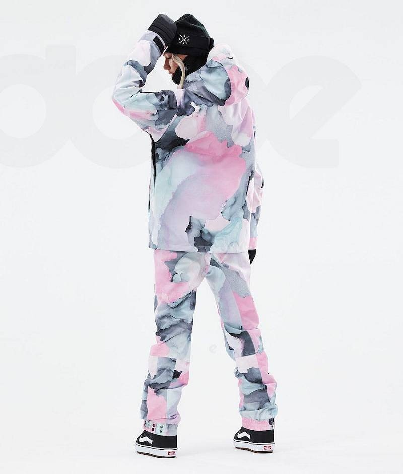 Pink Women's Dope Blizzard W 2021 Snowboard Jackets | India_D2491