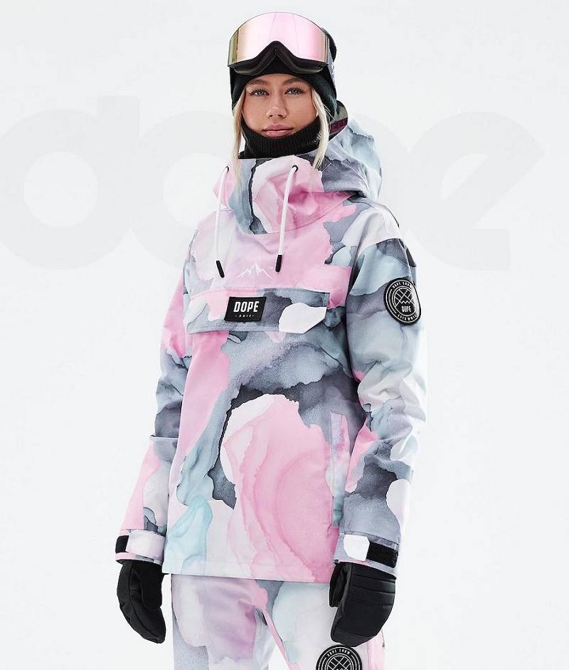 Pink Women\'s Dope Blizzard W 2021 Snowboard Jackets | India_D2491