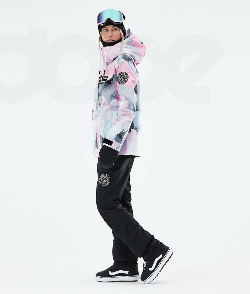 Pink Women's Dope Blizzard W Full Zip 2021 Snowboard Jackets | India_D1789