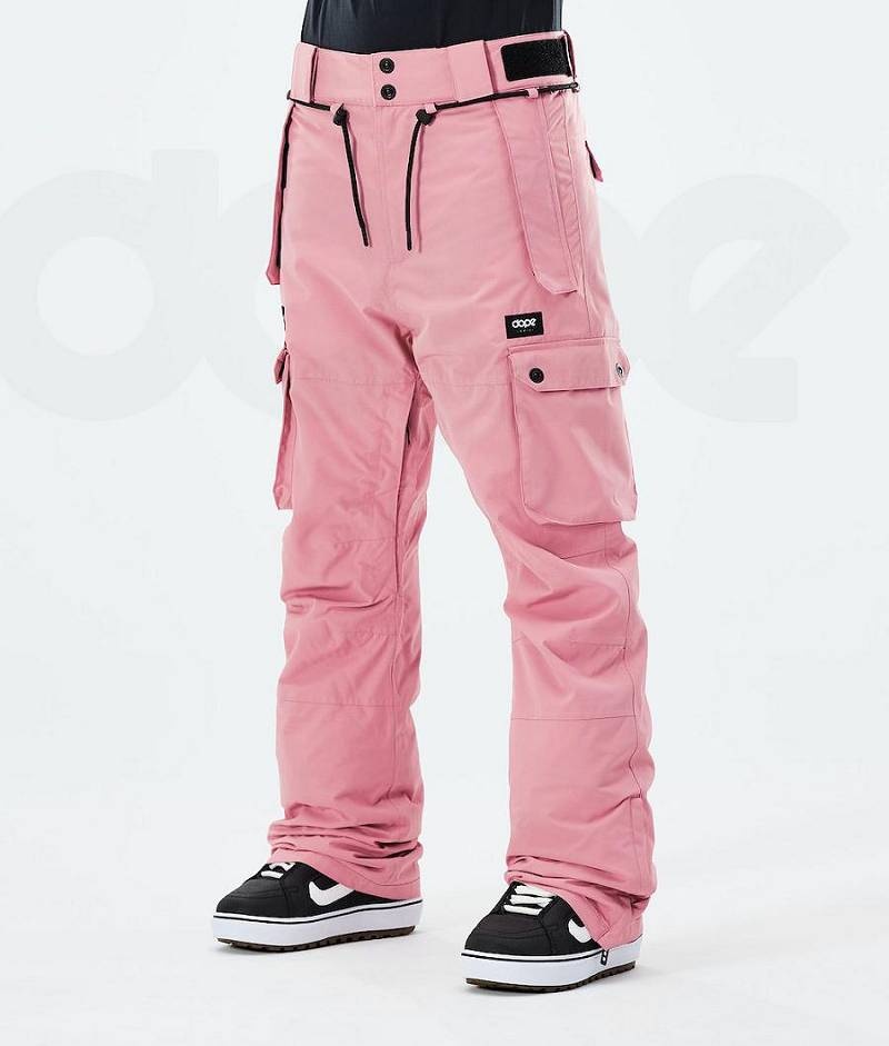 Pink Women\'s Dope Iconic W 2021 Snowboard Pants | India_D1863