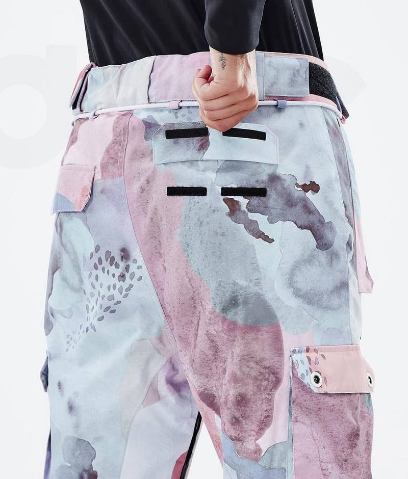 Pink Women's Dope Iconic W Ski Pants | India_D1274