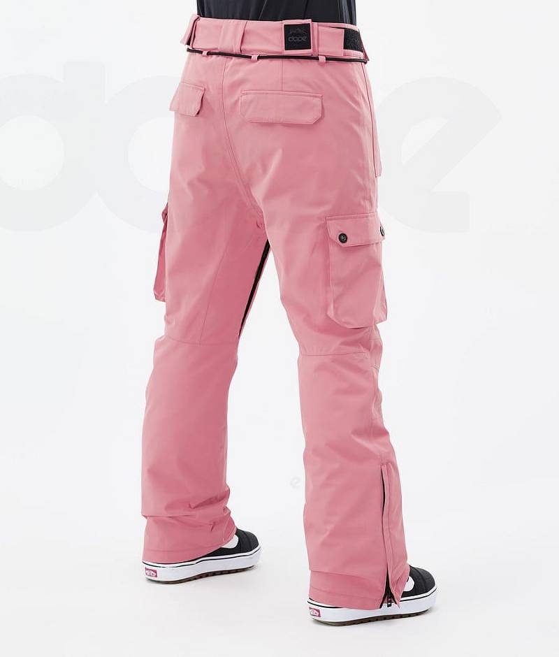 Pink Women's Dope Iconic W Snowboard Pants | India_D1844