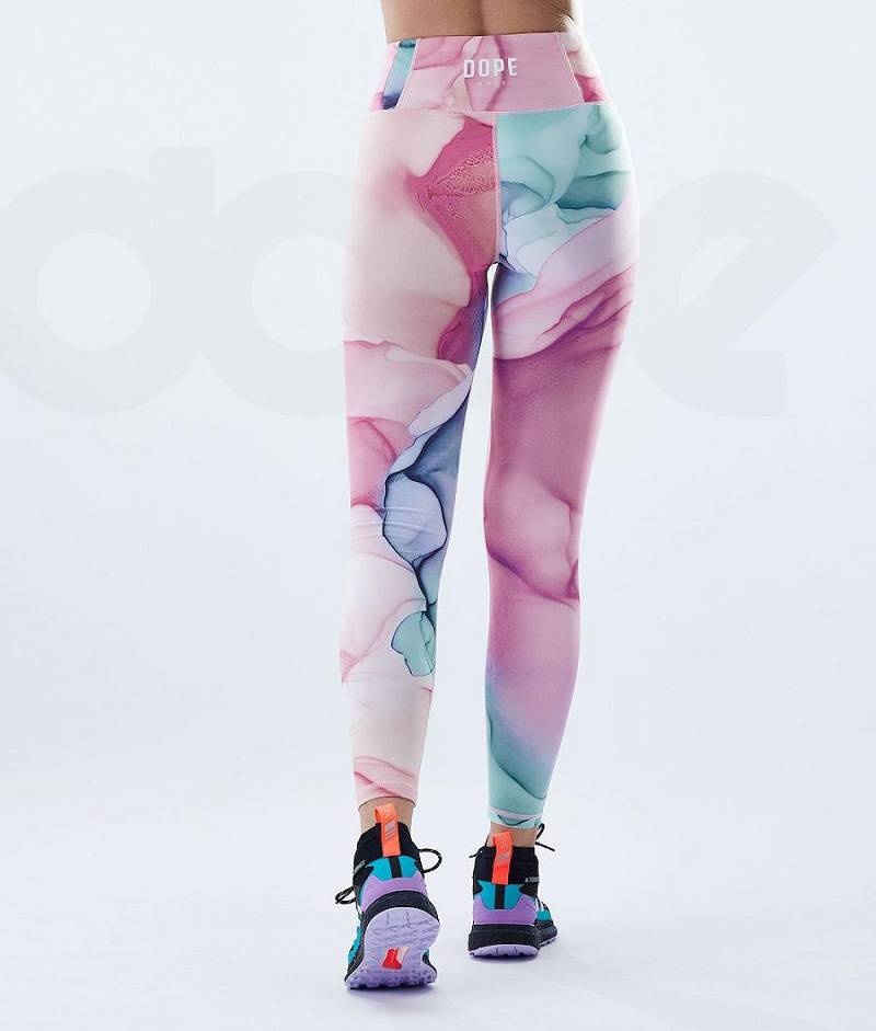 Pink Women's Dope Lofty Leggings | India_D2526