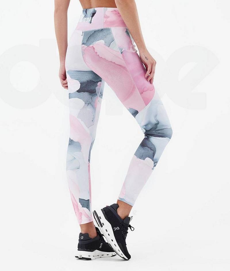 Pink Women's Dope Lofty Tech Leggings | India_D1795