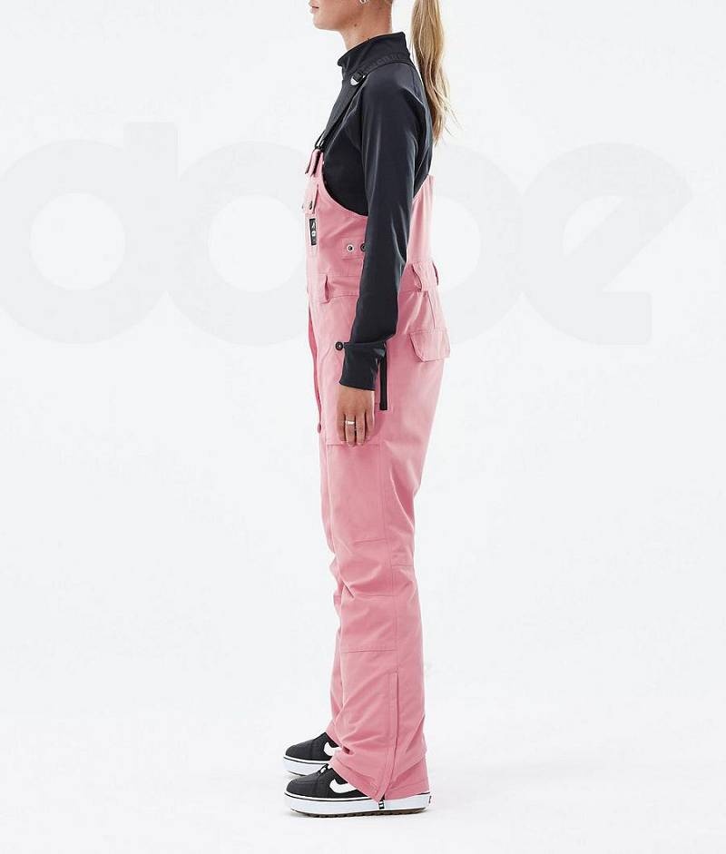 Pink Women's Dope Notorious B.I.B W Snowboard Pants | India_D2466