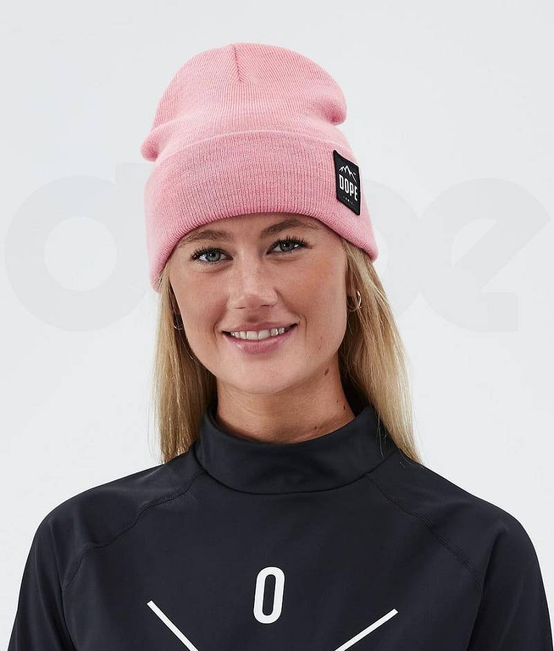 Pink Women's Dope Paradise Beanies | India_D1424