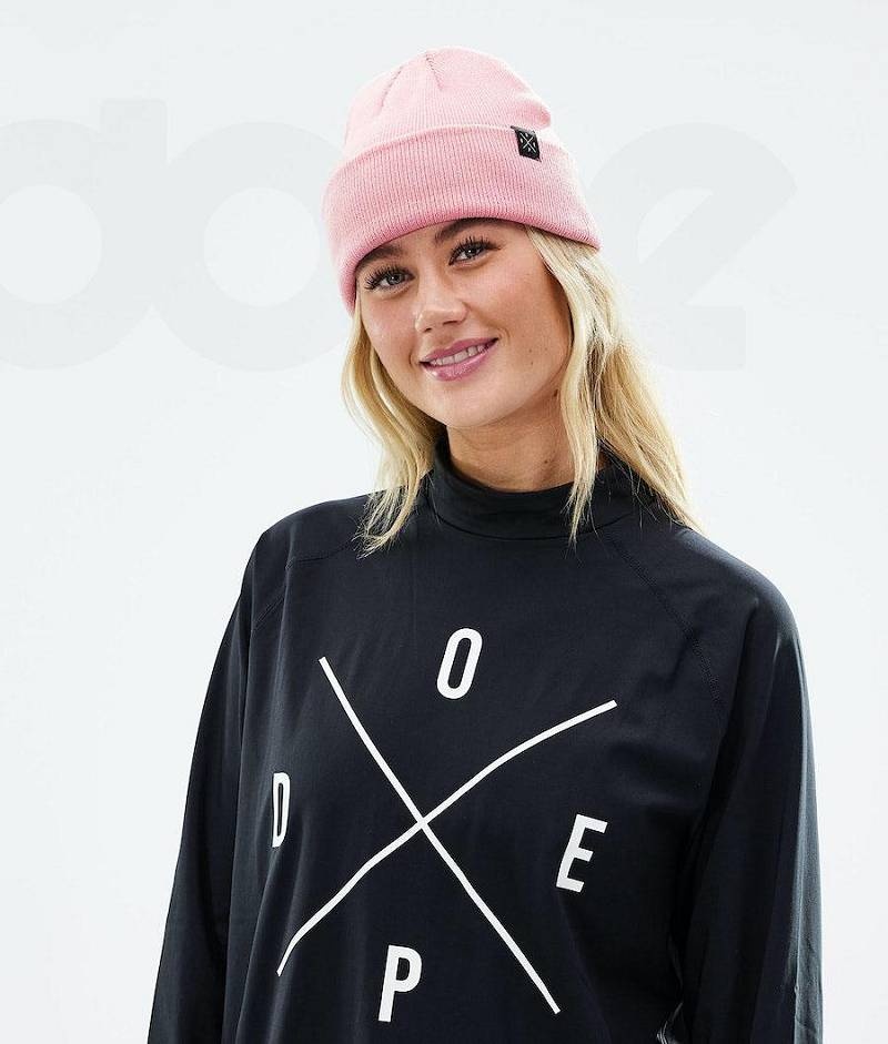 Pink Women's Dope Solitude Beanies | India_D1413