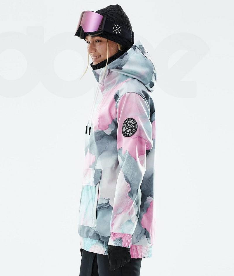 Pink Women's Dope Wylie W Ski Jackets | India_D2217