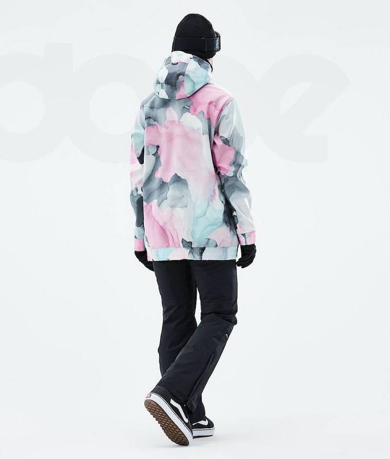 Pink Women's Dope Wylie W Snowboard Jackets | India_D2179